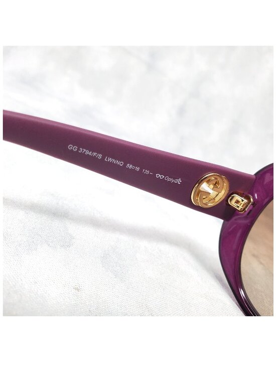 Gucci GG3794/F/S Women\'s Grape Purple/Brown Gradient Sunglasses main image 5